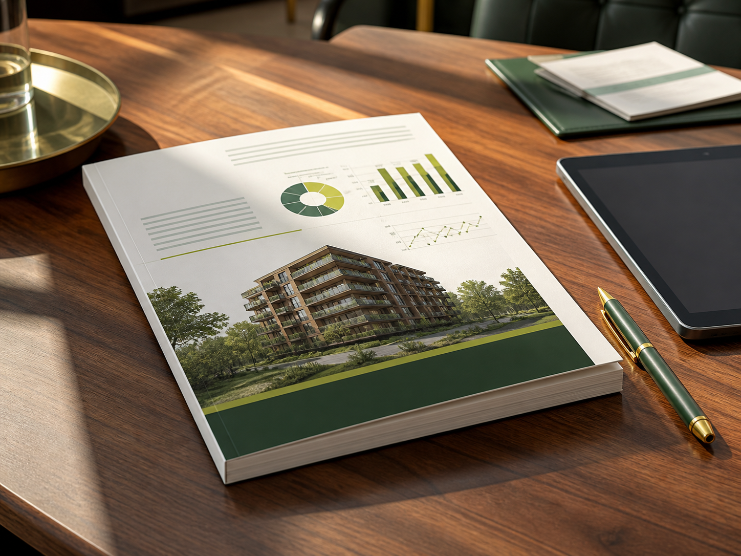 Relatório imobiliário finalizado para apresentação da decisão